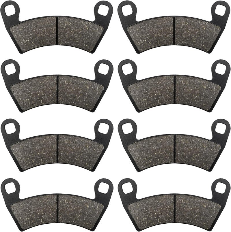 ZICOO Front and Rear Brake Pads for Polaris RZR XP 1000 EPS 2014-2022, RZR 1000 XP 4 Except Premium Edition 2014-2021, Ranger 570 700 800 Crew 700 2008-2019 - Image 1
